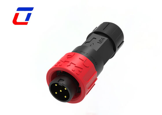 Conector à prova d'água M16 DC ODM Fio a Fio 5 Pinos Conector de Bloqueio Rápido de Energia