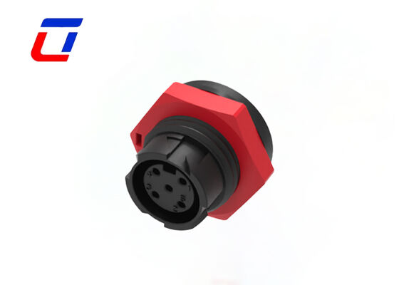 Conector à prova d'água M16 DC ODM Fio a Fio 5 Pinos Conector de Bloqueio Rápido de Energia