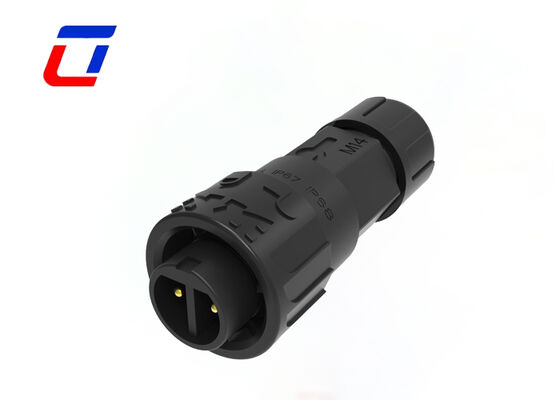 M16 10A IP67 conectores à prova d'água Quick Lock Female para conector masculino para energia