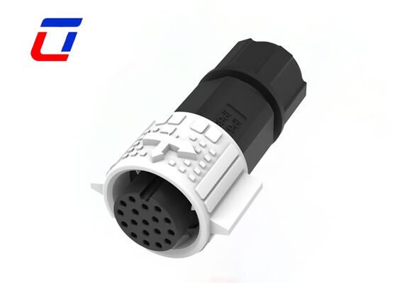 M19 Conector de dados de cabo de 18 pines de libertação rápida IP67 Conectores à prova d'água de 300 volts