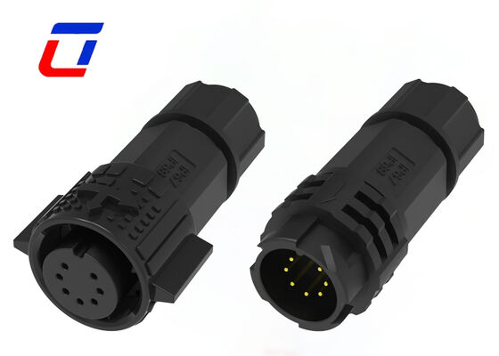 O CE certificou o conector impermeável exterior do Pin da circular 7 dos conectores da iluminação de M19 300V