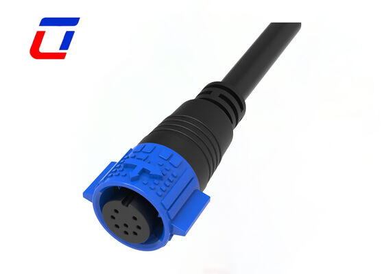 conectores impermeáveis ​​automotivos do fio do fechamento rápido do conector de dados de 300V M19 8 Pin