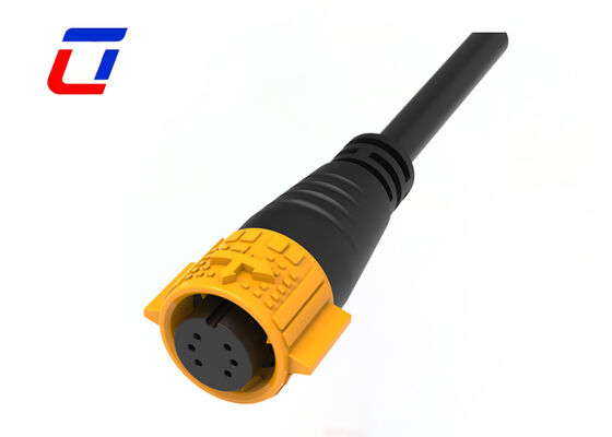 M19 Conectores de cabo de homem para mulher OEM 6 pines Conector à prova d'água 300V para dados