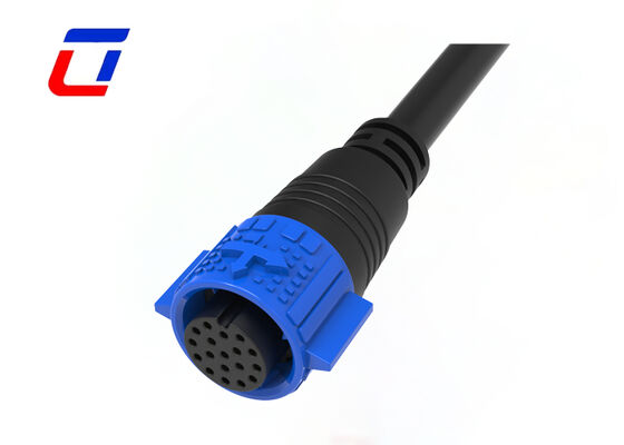 M19 IP67 Conector de cabo de 18 pines Conector rápido à prova d'água para equipamentos de comunicações