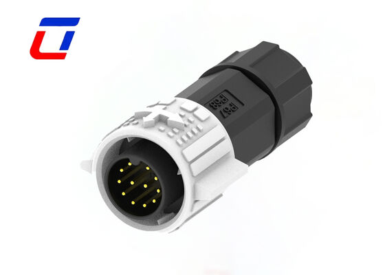 M19 de baixa corrente Conector circular de fio para a placa Conectores automotivos à prova d'água de 12 pines
