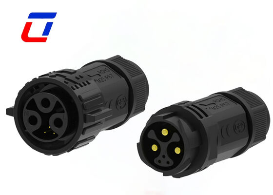 PA66 15A+5A M25 Conector à prova d'água macho-fêmea 3+3 Conectores multi-pins para automóveis