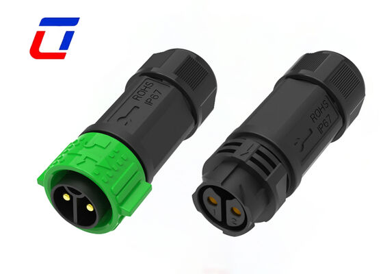 A corrente alta 50A M25 impermeável conector circular do Pin PA66 Ulinkcon do conector de alimentação 2