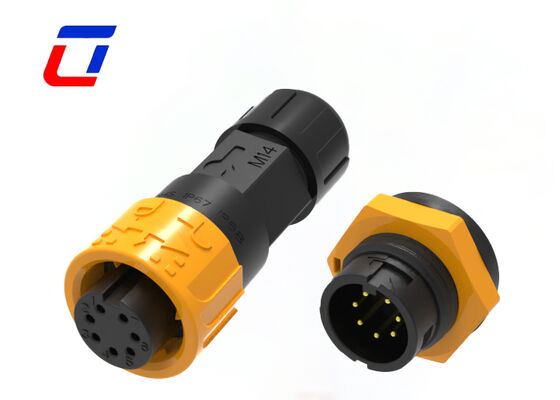 300V M16 7 pin conector à prova d'água Push Bloqueamento macho cabo feminino para conectores de cabo/bordes