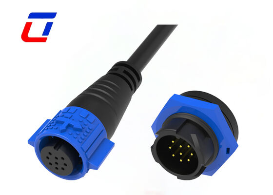 300V M19 9 Pin Conectores Impermeáveis Automóveis Conector de dados impermeável de boa qualidade