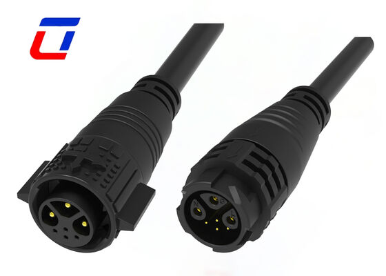 M19 3+4 pinos à prova d'água conectores de fio 15A+5A 300V IP67 conector fêmea masculino multipin