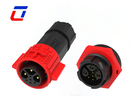 O multi conector de Pin M19 3+5 datilografa o conector impermeável do sinal do poder do ODM IP67