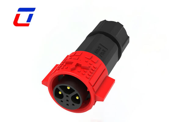 O multi conector de Pin M19 3+5 datilografa o conector impermeável do sinal do poder do ODM IP67