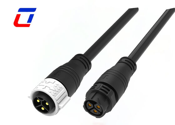 UL94-V0 3 Pin M25 50A Waterproof o auto do conector de cabo que trava o conector de alimentação IP67