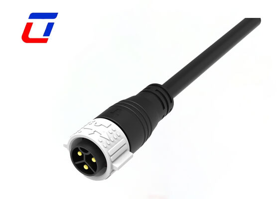 UL94-V0 3 Pin M25 50A Waterproof o auto do conector de cabo que trava o conector de alimentação IP67