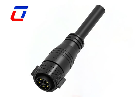 M25 20A 5 Pins Conectores Elétricos Macho Fêmea RoHS Plástico PA66 Conector de Potência Push Lock
