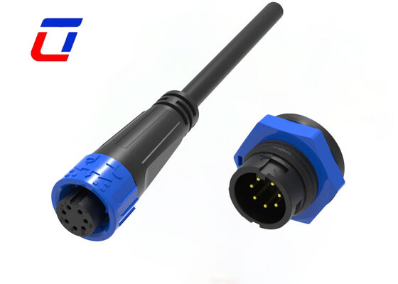 Baixa Tensão 300V M16 7 Pin Data Quick Connector IP67 Impermeável Conector Masculino Feminino China