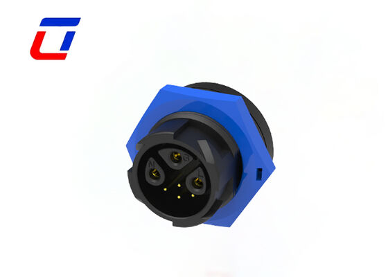 15A+5A M19 3+4 Pin IP67 Conectores 300V Conector de fio de sinal de energia à prova d'água