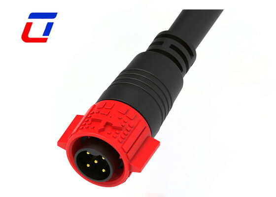 Conector de cabo à prova d'água 20A 5 pin Power M19 Industrial Conector de fechadura por empurrão masculino-feminino