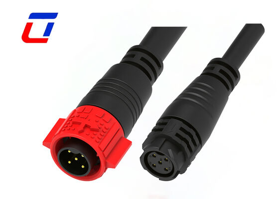 Conector de cabo à prova d'água 20A 5 pin Power M19 Industrial Conector de fechadura por empurrão masculino-feminino
