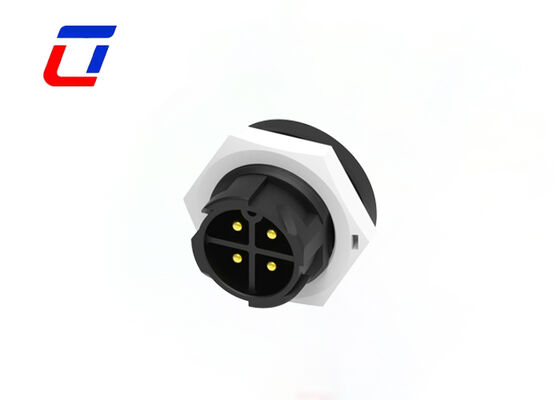 15A M19 Conectores elétricos à prova d'água de 4 pinos 300 V Conector industrial masculino-feminino