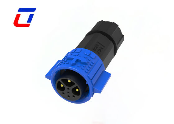20A M19 3+5 Pin Brass Conector Circular Revestido em Ouro 300V Multi Pin Plug Socket