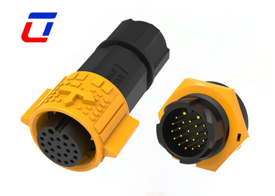 M19 IP67 Conector à prova d'água 300V Multi Pin 2+20 Pin Para Sistema Solar