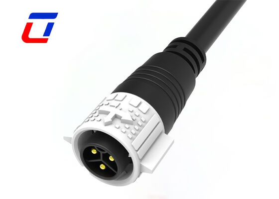Conector de Cabo Moldado PA66 de 3 Pinos 20A M19 à Prova d'Água para Nova Energia