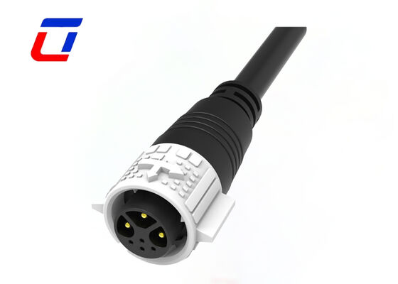 Conectores à prova d'água de 15A+5A com múltiplos pinos 3+4 pinos M19 Push Lock Conector de Cabo para Placa