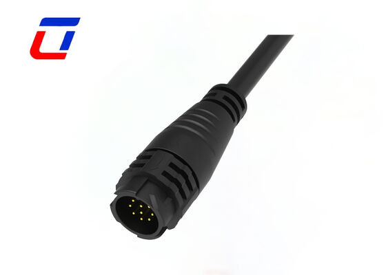 5A 300V 9 Pin M19 Conectores de cabo moldado Push Lock Conector de dados à prova d'água