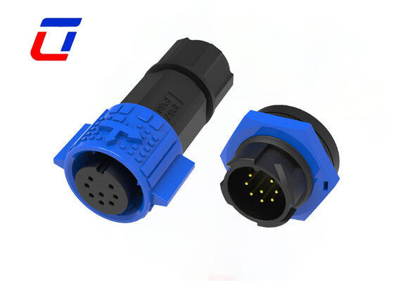 300V M19 conector de tomada e tomada à prova d'água melhor conector de 8 pines masculino feminino
