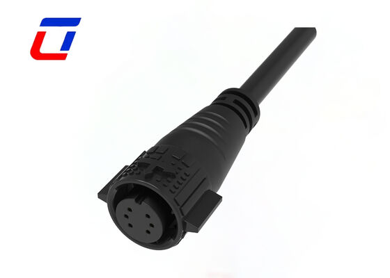 Conector de Fio de Liberação Rápida de Baixa Corrente 10A M19 6 Pinos Dados 300V Conector à Prova d'Água