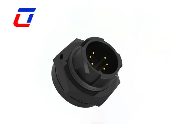 Conector de Fio de Liberação Rápida de Baixa Corrente 10A M19 6 Pinos Dados 300V Conector à Prova d'Água