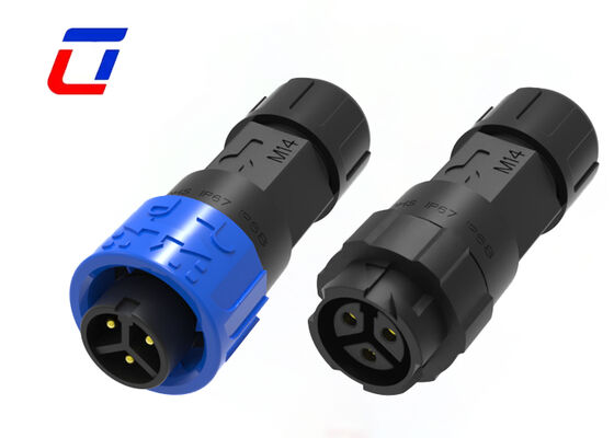 10A M16 3 pin Power Connector Impermeável 300V Conectores circulares de fio para fio