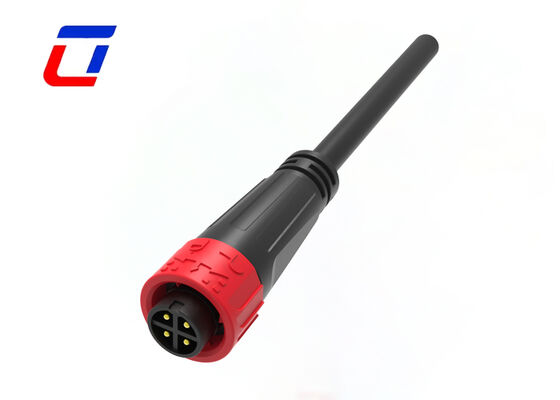 M16 Push Lock Conectores elétricos masculinos e femininos Conector à prova d'água exterior 10A 4 pines