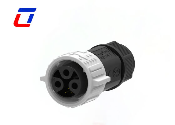 M25 15A+5A Conectores circulares de múltiplos pinos 3+3 pines de bloqueio rápido