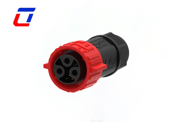 M25 15A+5A Conectores circulares de múltiplos pinos 3+3 pines de bloqueio rápido