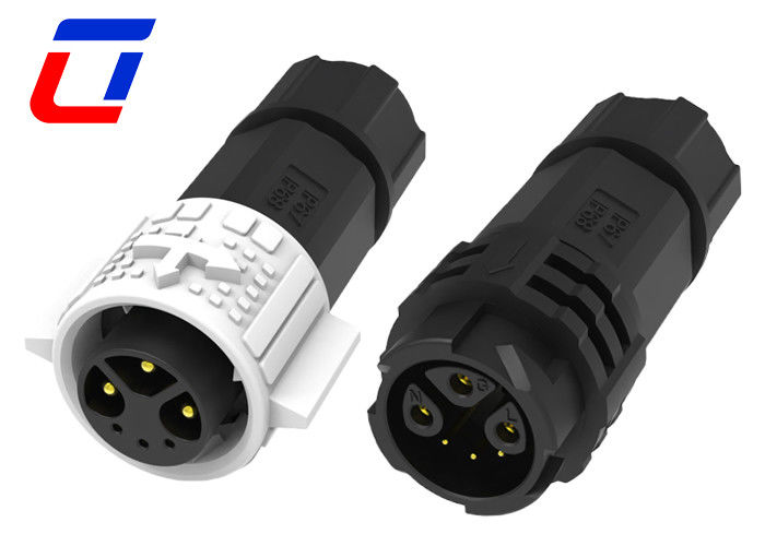 Conectores LED à prova d'água de 6 pines 3 sinal de potência 3 para iluminação de paisagem