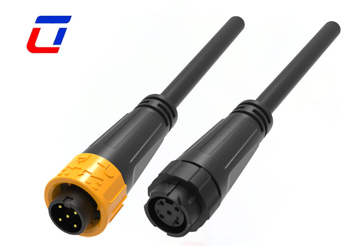 M16 Conector à prova d'água de 300 V de 5 pines Soluções de conectores rápidos automotivos de baixa potência