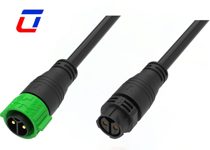 50A M25 Conectores de fio de desconexão rápida e à prova d'água 2 pines Conector de energia industrial