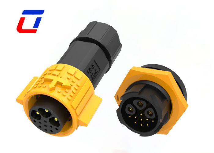 M19 3+9 Pin Wire To Board Connector Waterproof Male Female Quick Lock Connector Empresa