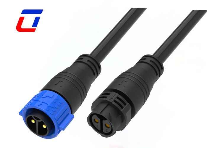 PA66 M25 IP67 2 pin conector à prova d'água 600V conector de fio moldado de libertação rápida
