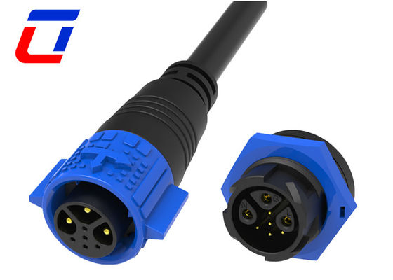 3 Power Multi Pin Conector macho Conector feminino IP67 Conector à prova d'água 5 pin
