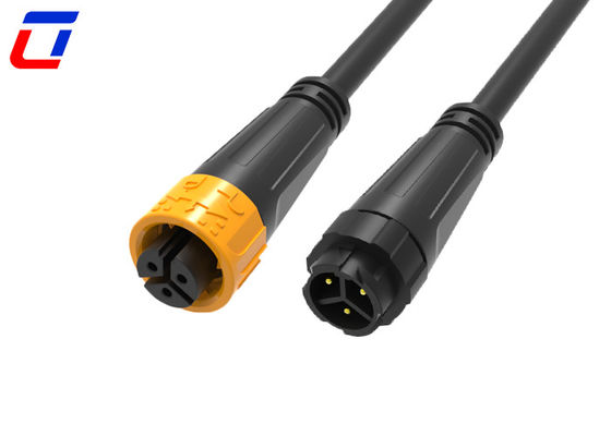 Conector de energia à prova d'água de 3 pines de 300 V