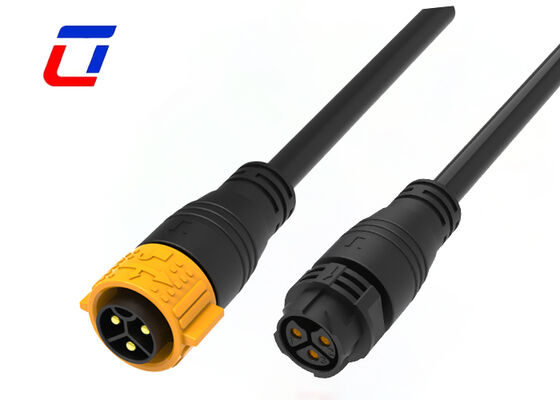 Conector Macho Fêmea de 50A e 3 Pinos à Prova d'Água M25 Fabricado na China
